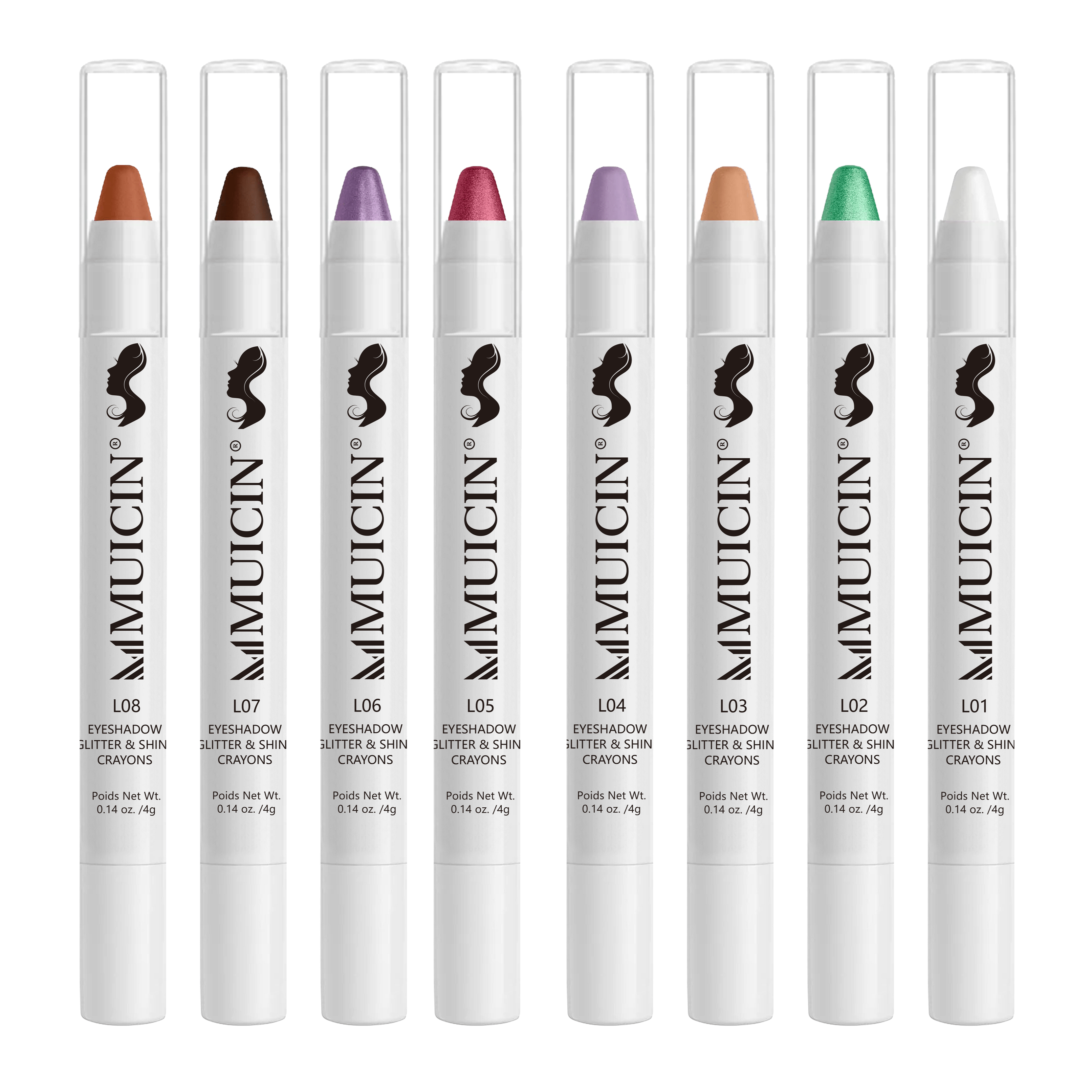 MUICIN - Eyeshadow Glitter & Shine Crayons - 4g - My Store
