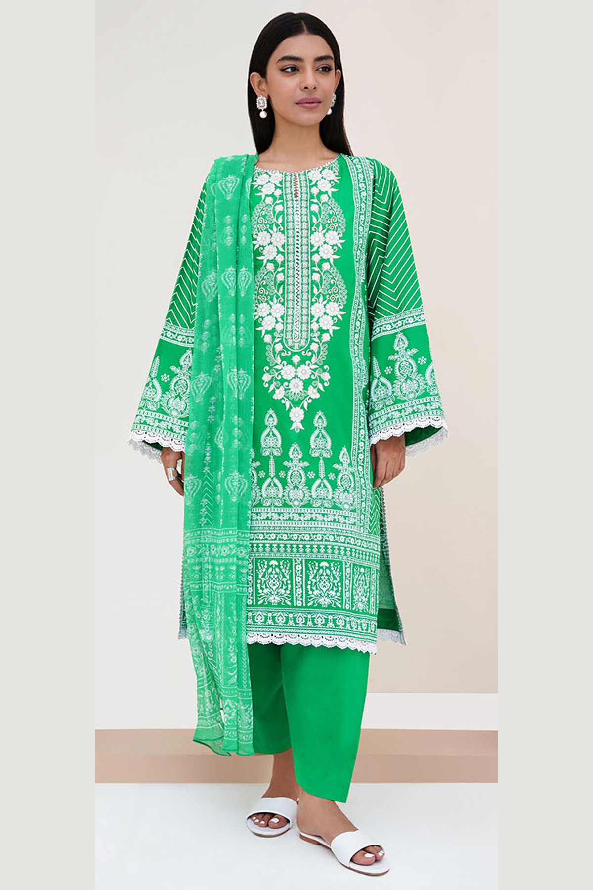 zellbury -Shirt Shalwar Dupatta - - 3 pc Lawn Suit -vol4