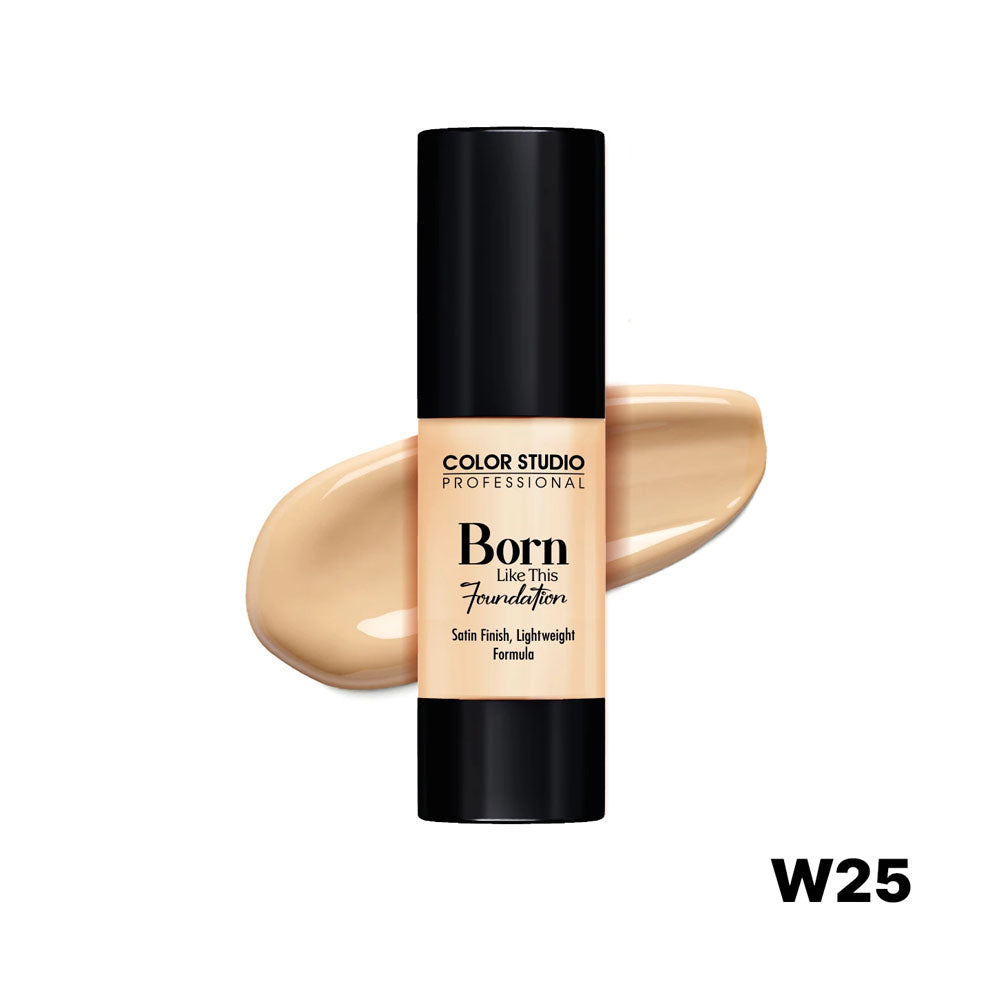 Color Studio- Born Like This Foundation- W25