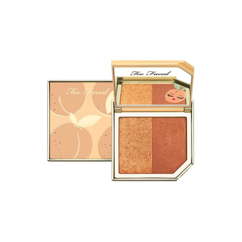 Too Faced- Deluxe fruit cocktail blush duo apricot in the act