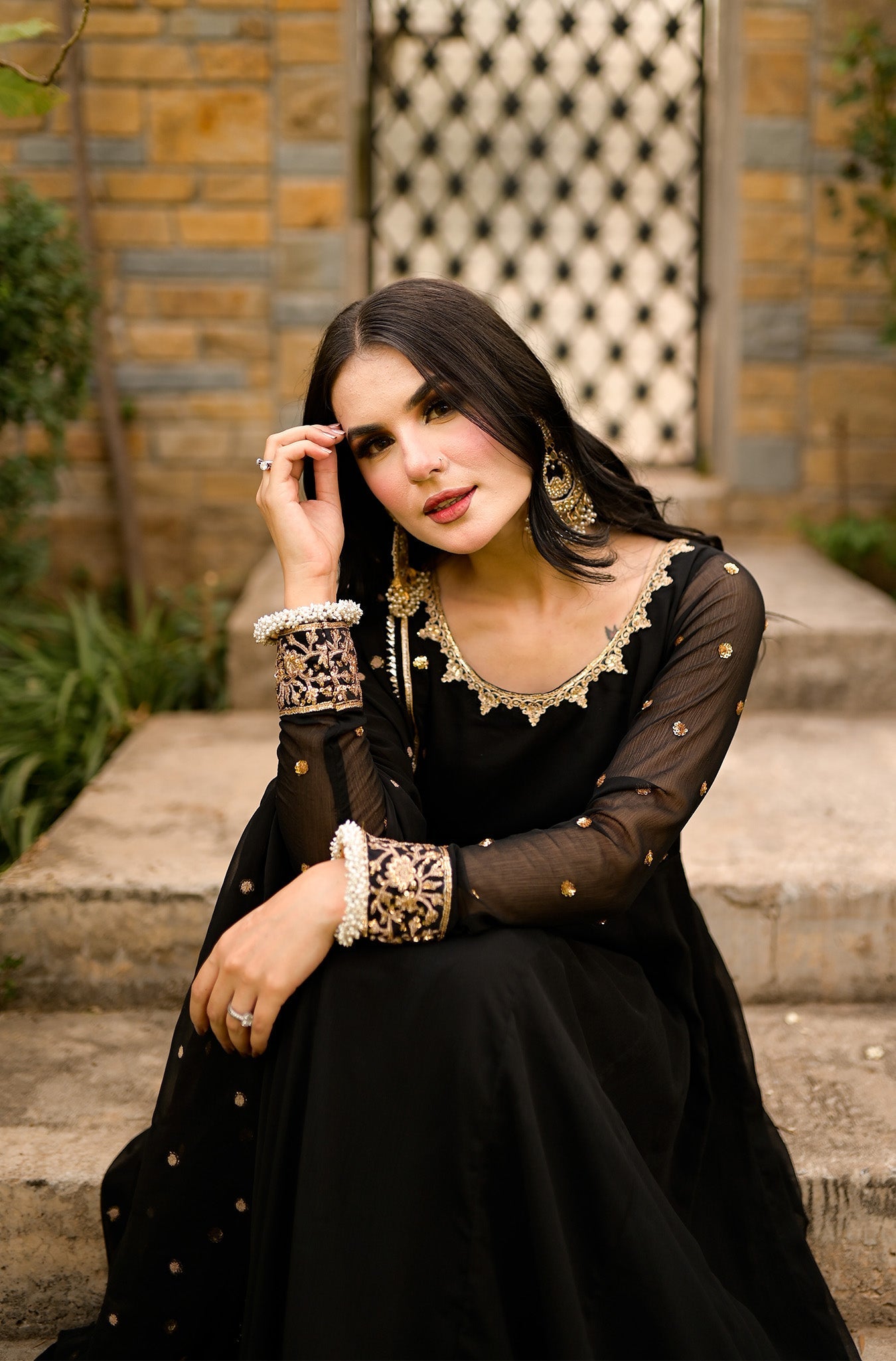 Kalidaar Frocks By Asma & Sidra Stitched Formals Suit-Nimrah Shah