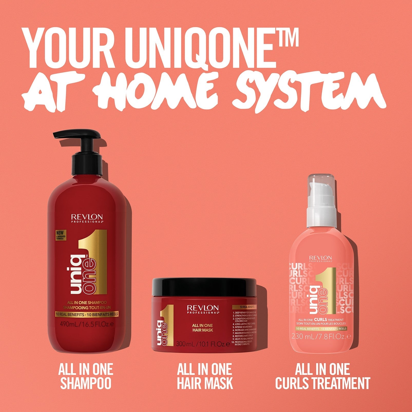 Revlon - UniqONE™ All-in-One Leave-In Hair Treatment for Curls 230ml