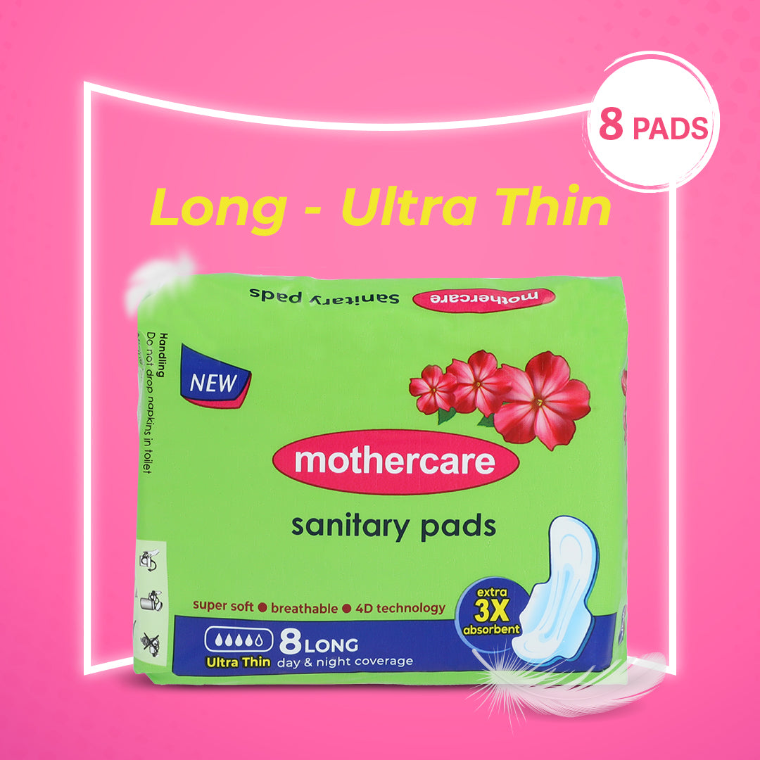 Mothercare - Mothercare- Ultra Thin 8 long Sanitary Pad