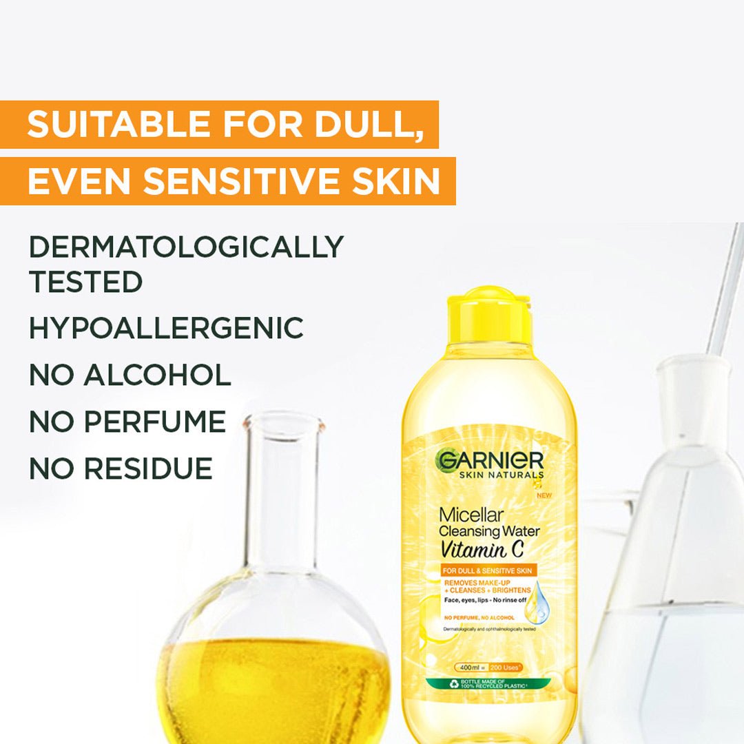 Garnier Vitamin C Micellar Makeup Cleansing Water 400 Ml