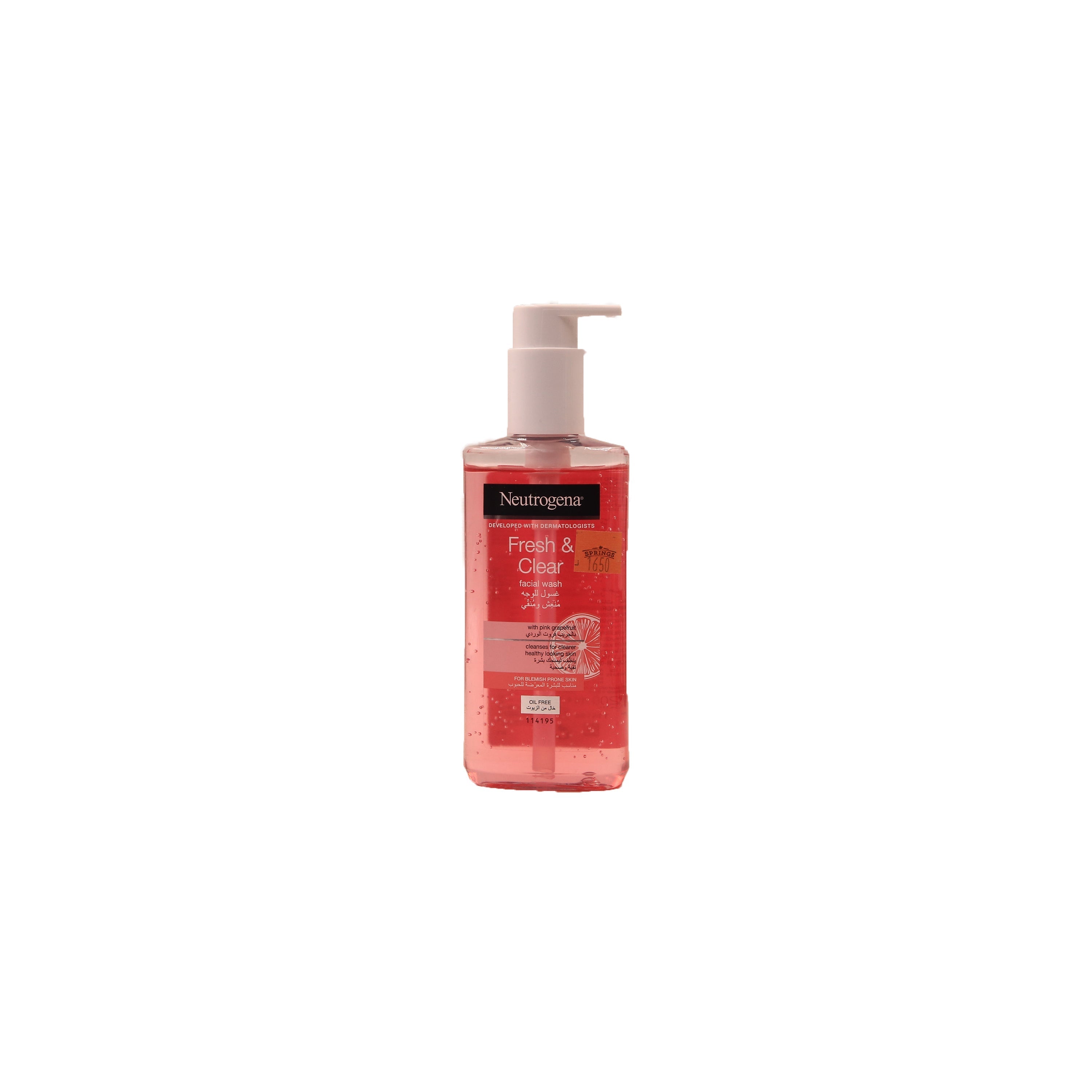 Neutrogena Fresh & Clear Facial Wash With Pink Grapefuit 200ml - Snapcart.pk