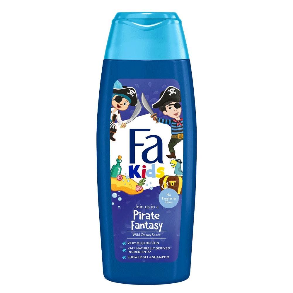 Fa Kids Pirate Fantasy Wild Ocean Scent Shower Gel & Shampoo 250ml