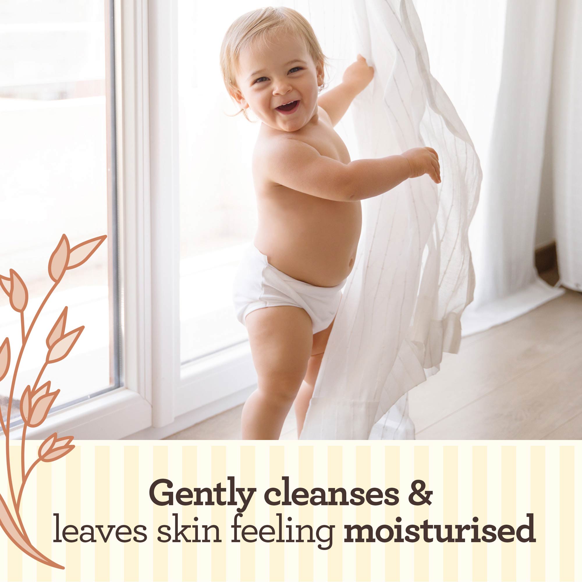 Aveeno Baby Daily Care Gentle Wash Oatmeal, Aloe & Chamomile 400Ml