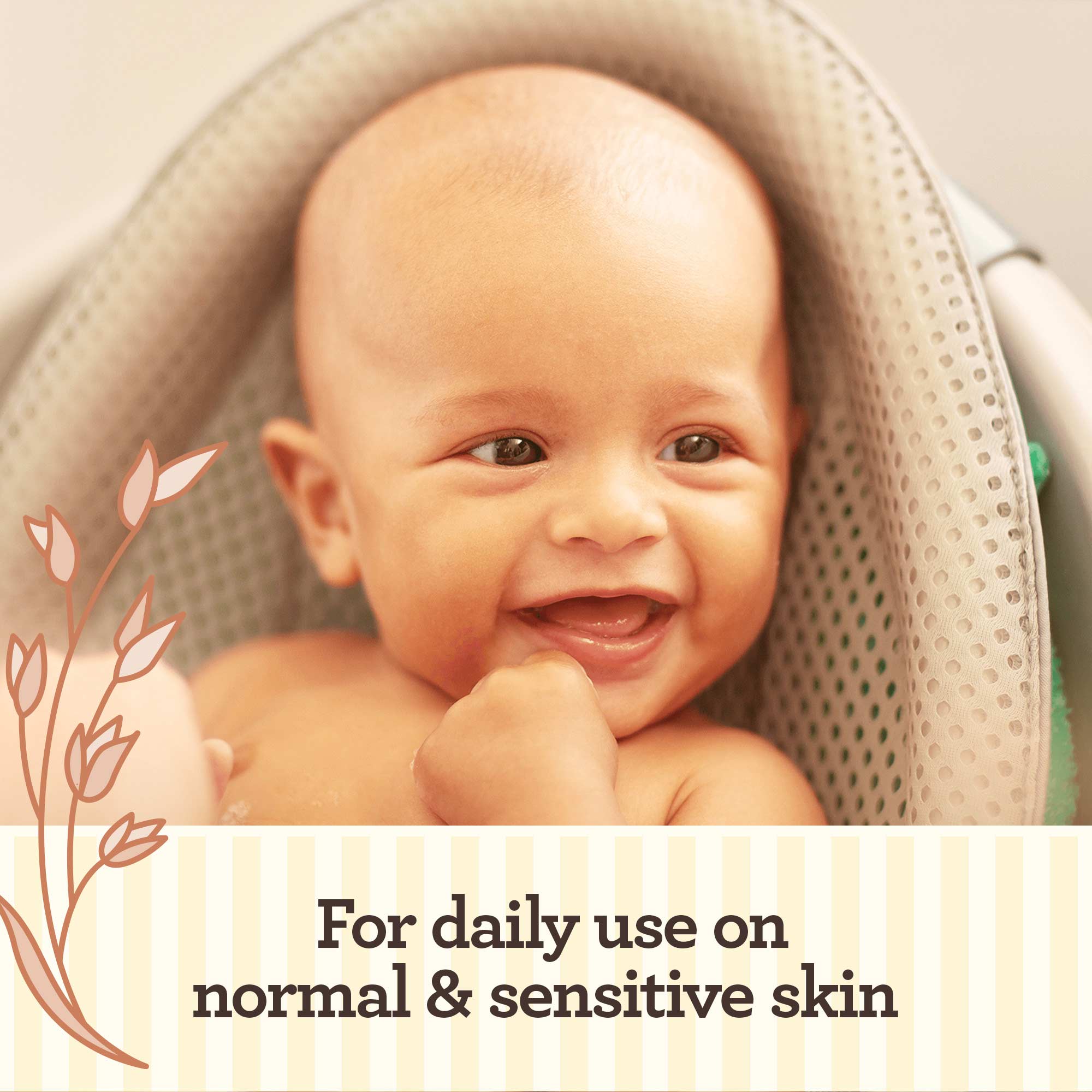 Aveeno Baby Daily Care Gentle Wash Oatmeal, Aloe & Chamomile 400Ml
