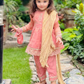 Eid Ki Khushiyan By Modest Stitched 3 Piece Cotton Frock Collection'2025-9025-Pnk