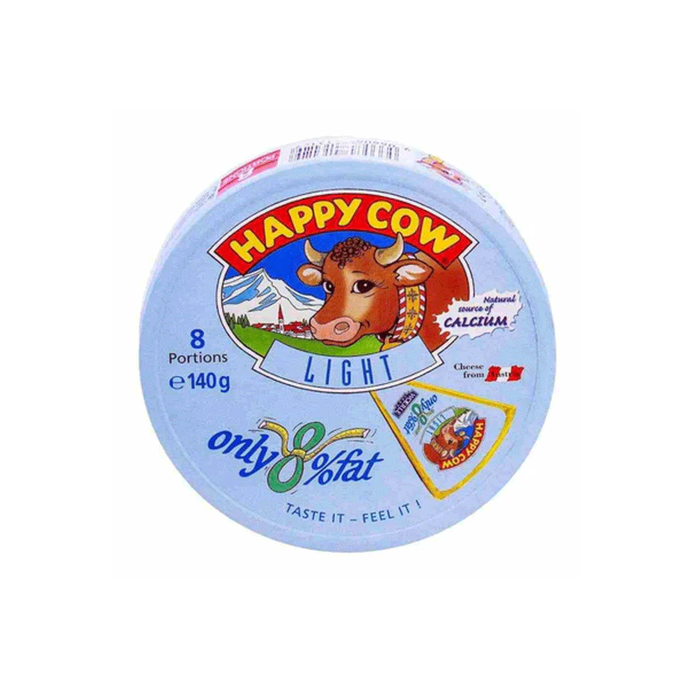 Happy Cow Light 8 Portions 140g - Snapcart.pk