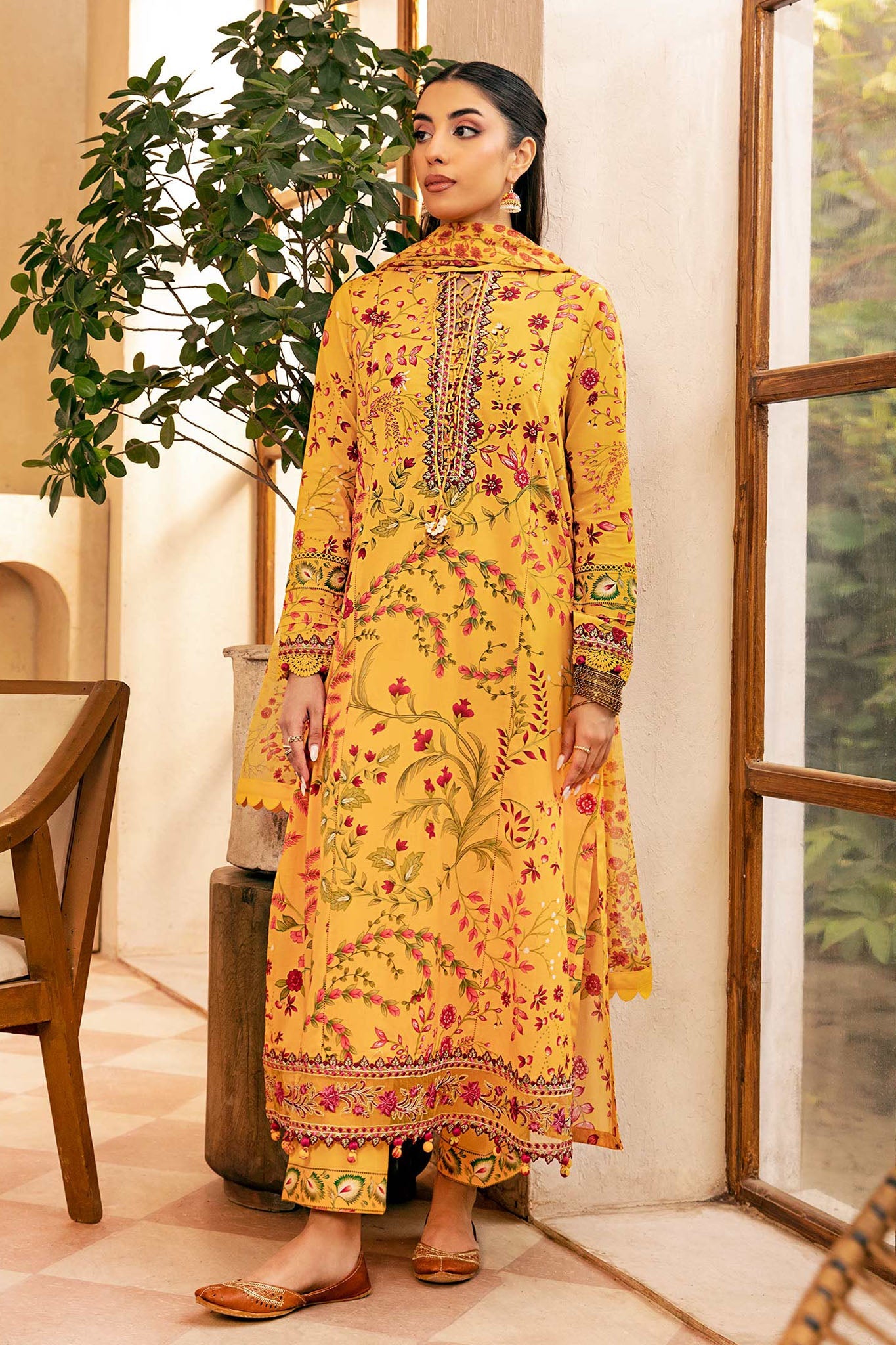 M.Basic by Maria B Unstitched 3 Piece Eid II Lawn Collection'2025-MB-912-A