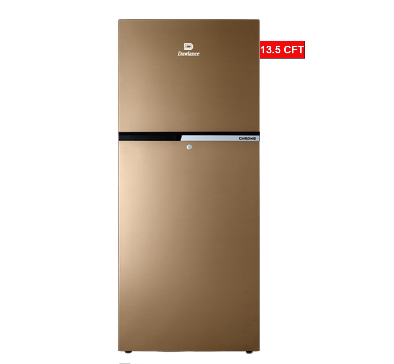Dawlance 9178 WB Chrome FH Freezer-On-Top Refrigerator - 13.5 CFT - My Store