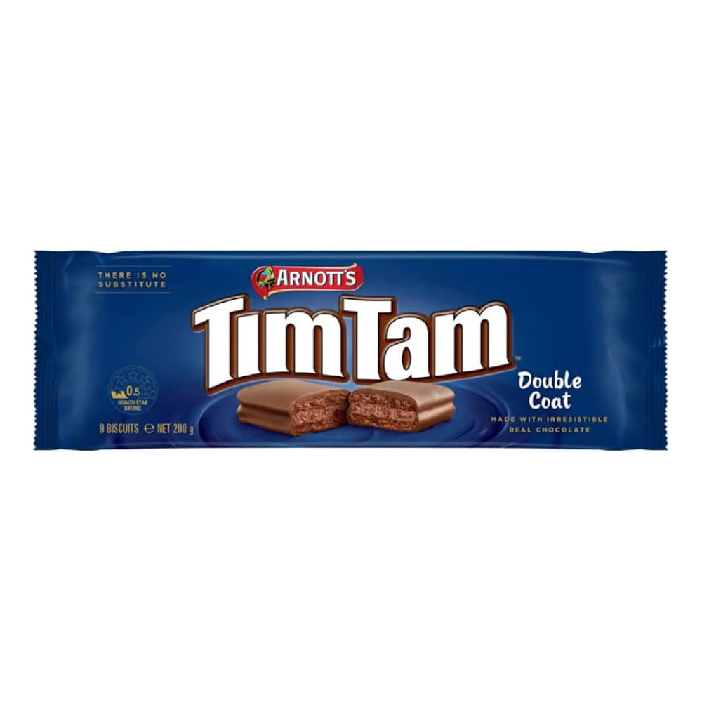 Arnott's Timtam Double Coat Real Chocolate Bicuit 200g - Snapcart.pk