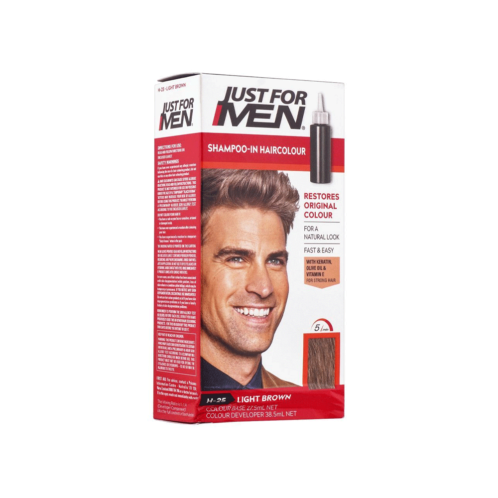 Just For Men Hair Color Light Brown H-25 - Snapcart.pk