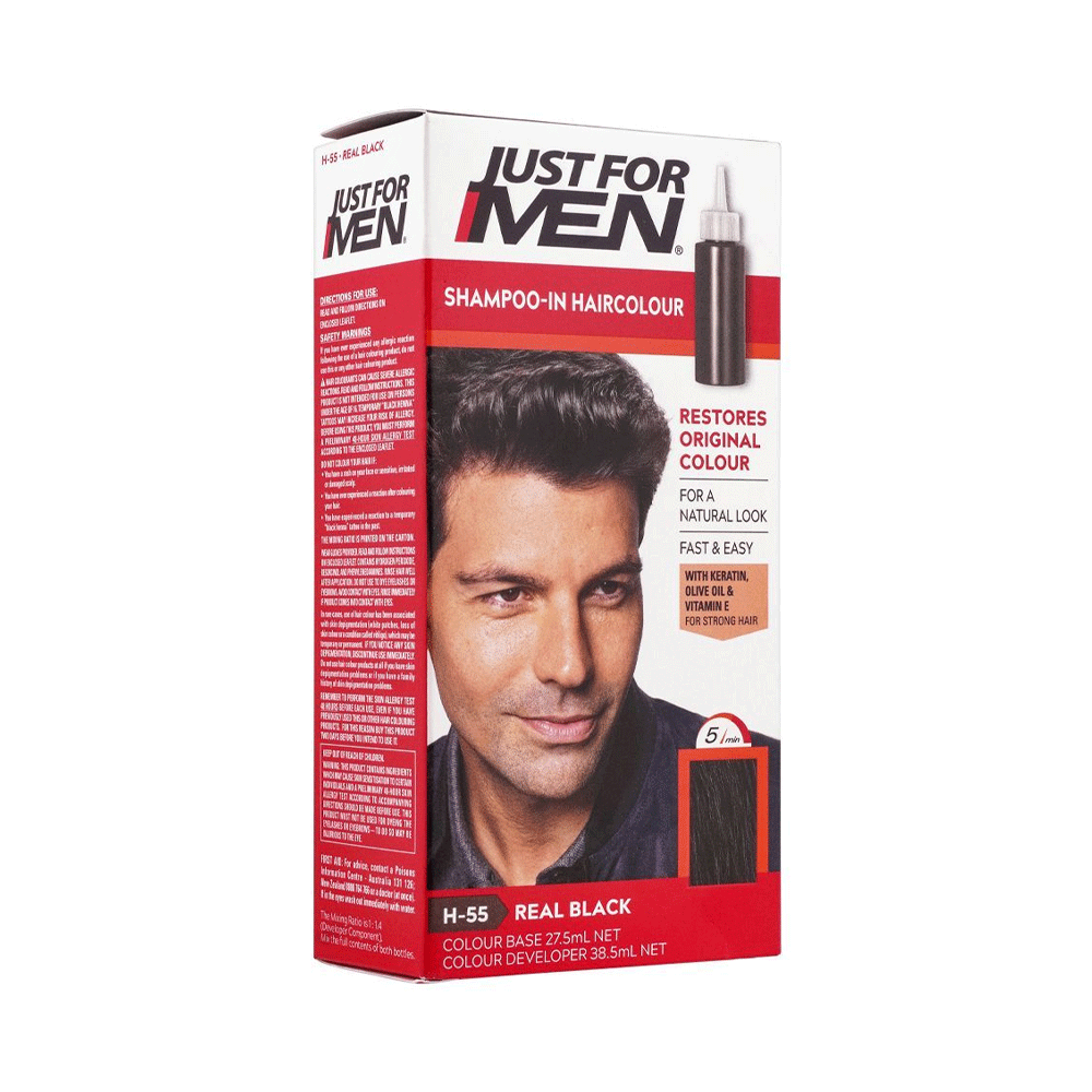 Just For Men Hair Color Real Black H-55 - Snapcart.pk