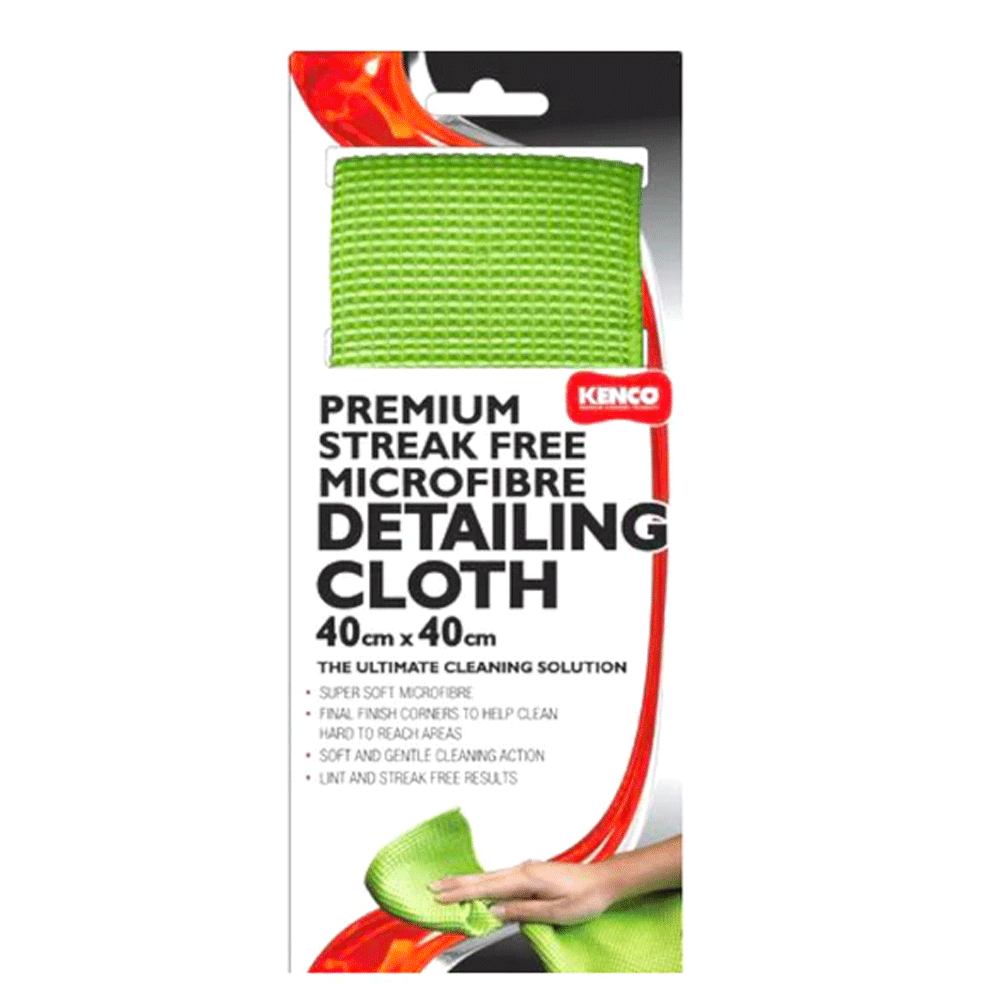 Kenco Streak Free Microfibre Detailing Cloth 40cmx40cm