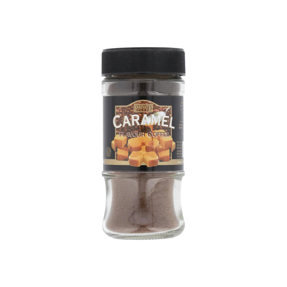 Private Club Caramel Flavour Coffee 100g - Snapcart.pk