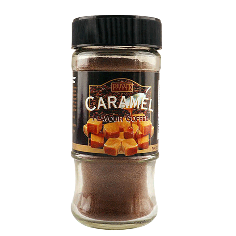 Private Club Caramel Flavour Coffee 100g