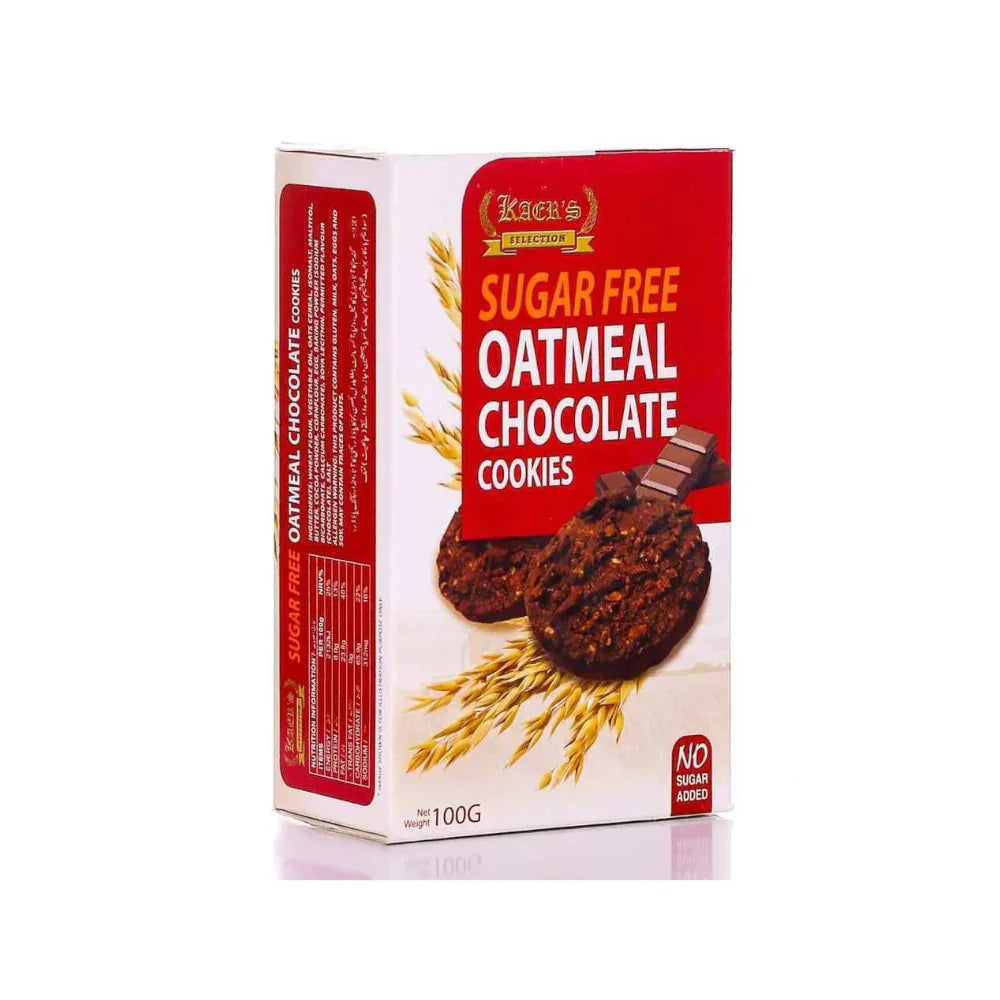 Kears Sugar Free Oatmeal Chocolate Cookies 100g - Snapcart.pk