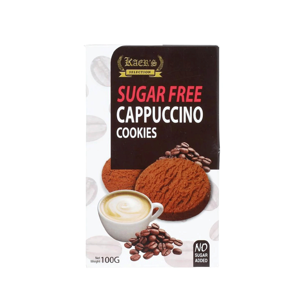 Kaer's Sugar Free Cappuccino Cookies 100g - Snapcart.pk