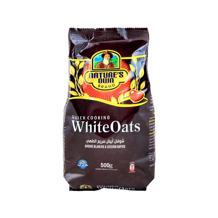 Nature's Own Quick Cooking White Oats 500g Pouch - Snapcart.pk