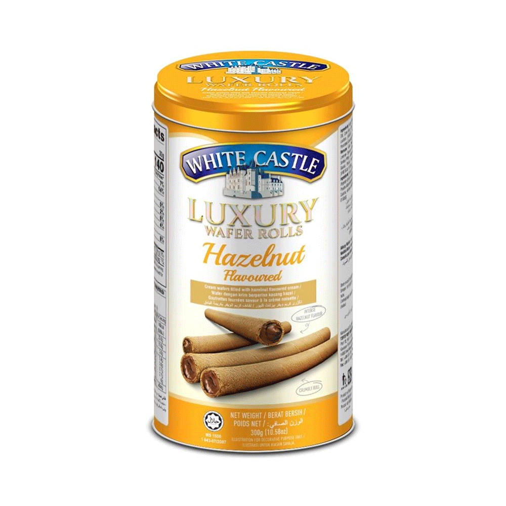 White Castle Hazelnut Lucury Wafers 300g