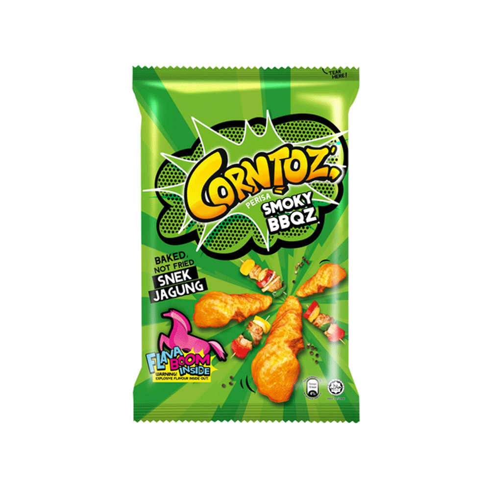 Corntoz Smoked BBQZ Snacks 100g - Snapcart.pk