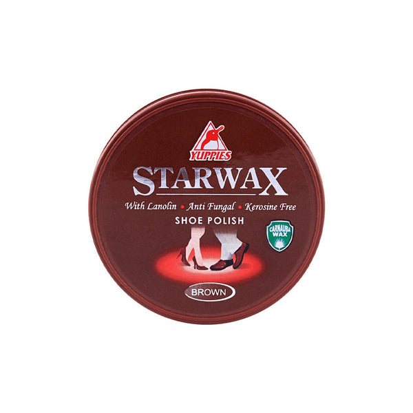 Yuppies Star Wax Shoe Polish Brown 48ml - Snapcart.pk