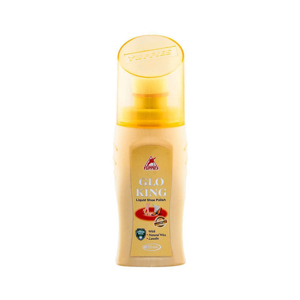 Yuppies Glo King Liquid Shoe Polish Neutral 75ml - Snapcart.pk