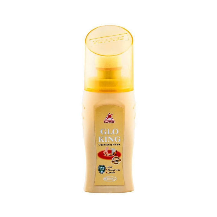 Yuppies Glo King Liquid Shoe Polish Neutral 75ml - Snapcart.pk