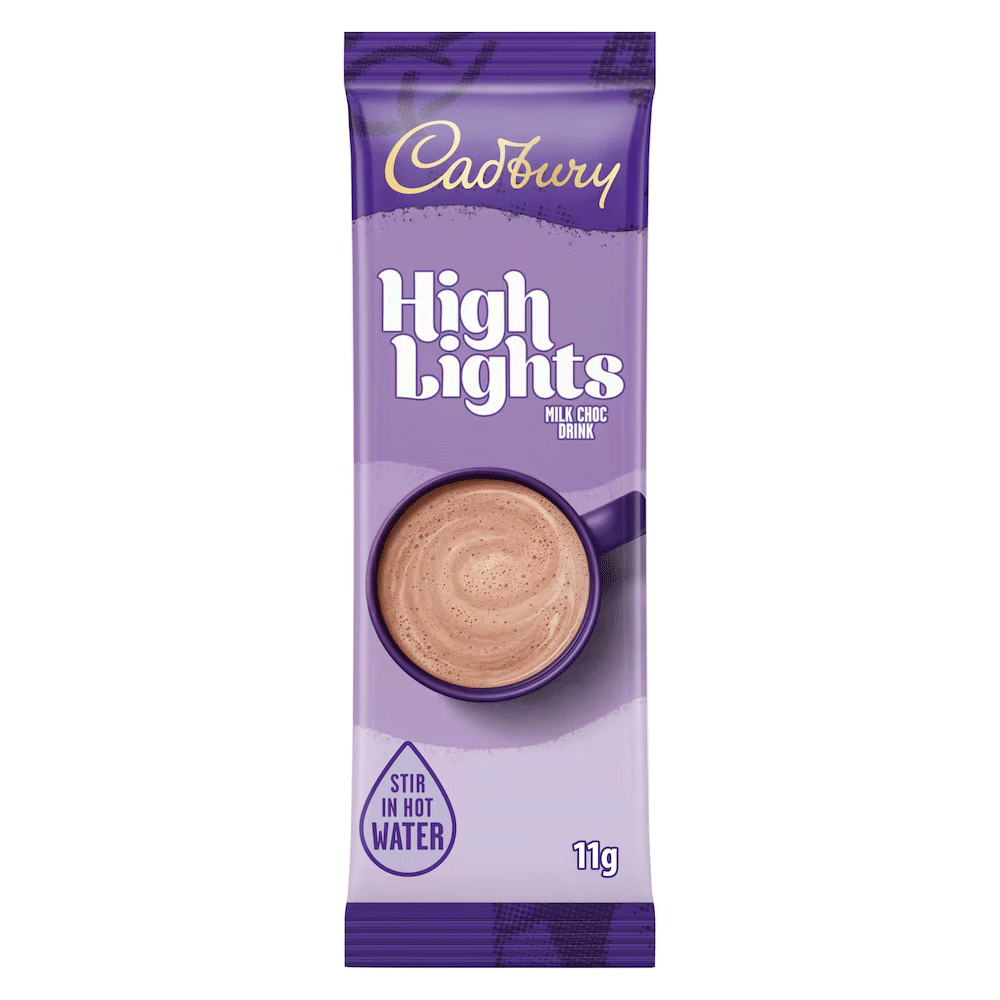 Cadbury High Lights Milk Choc Drink 11g