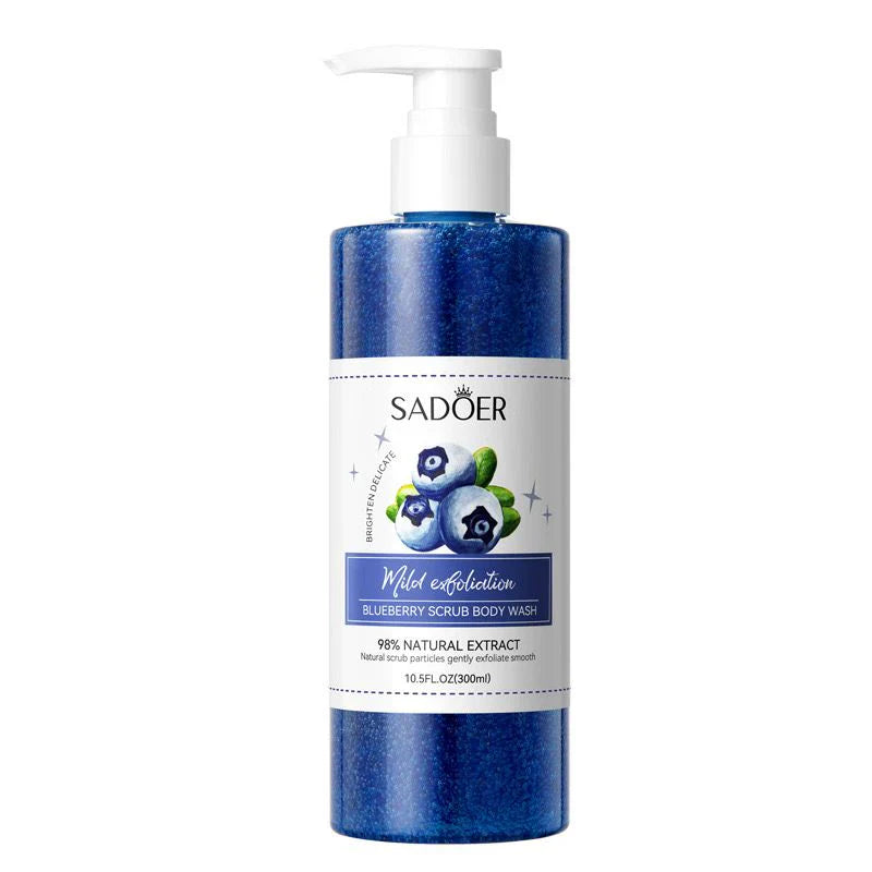 Sadoer Blueberry Scrub Body Wash 300Ml