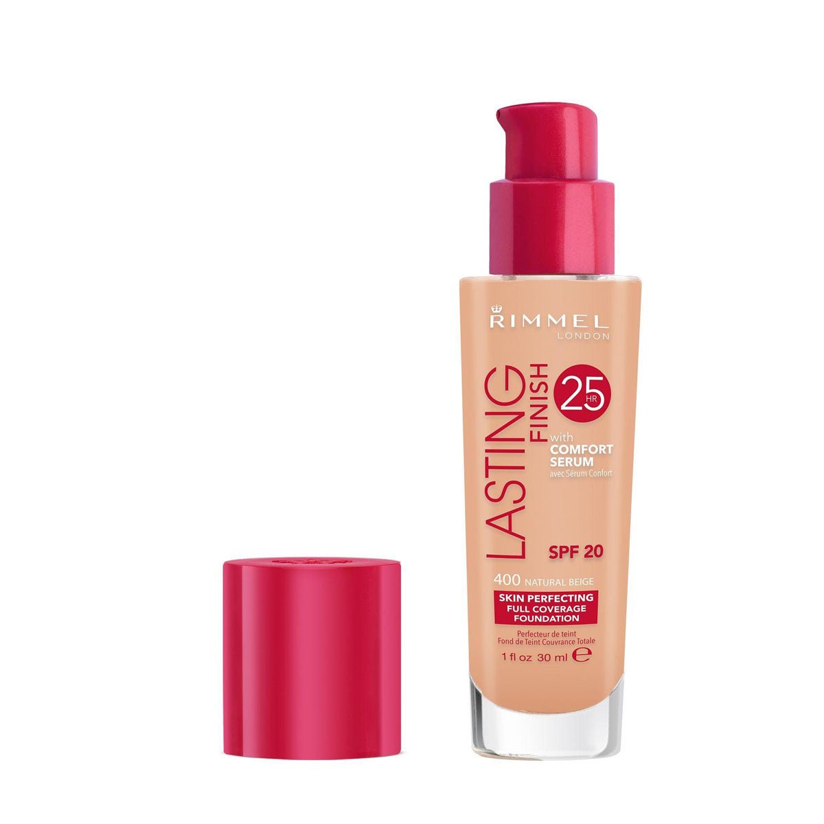 Rimmel Lasting Finish 25 Hour Foundation Natural Beige 30 Ml