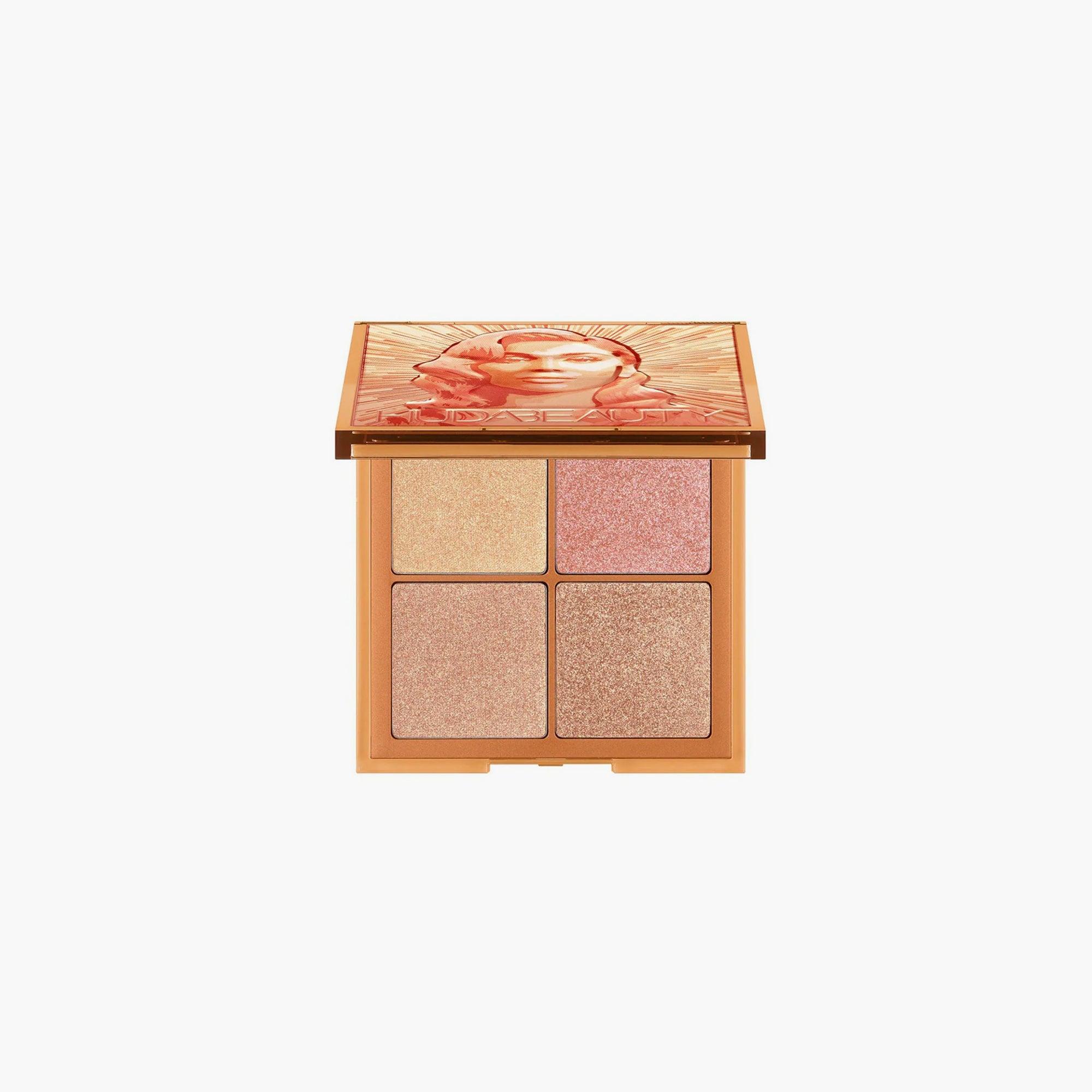 Huda Beauty Mini Glow Obsessions Highlighter Face Palette Light 6.4gm