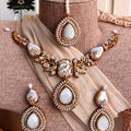 Made For Her-Ivory Glow Necklace Set - KQK1003