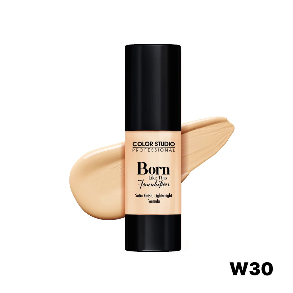Color Studio- Born Like This Foundation- W30