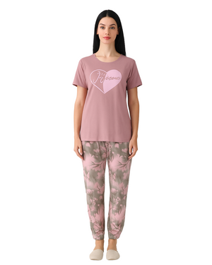 Cotton PJ Set - Heartina Mist
