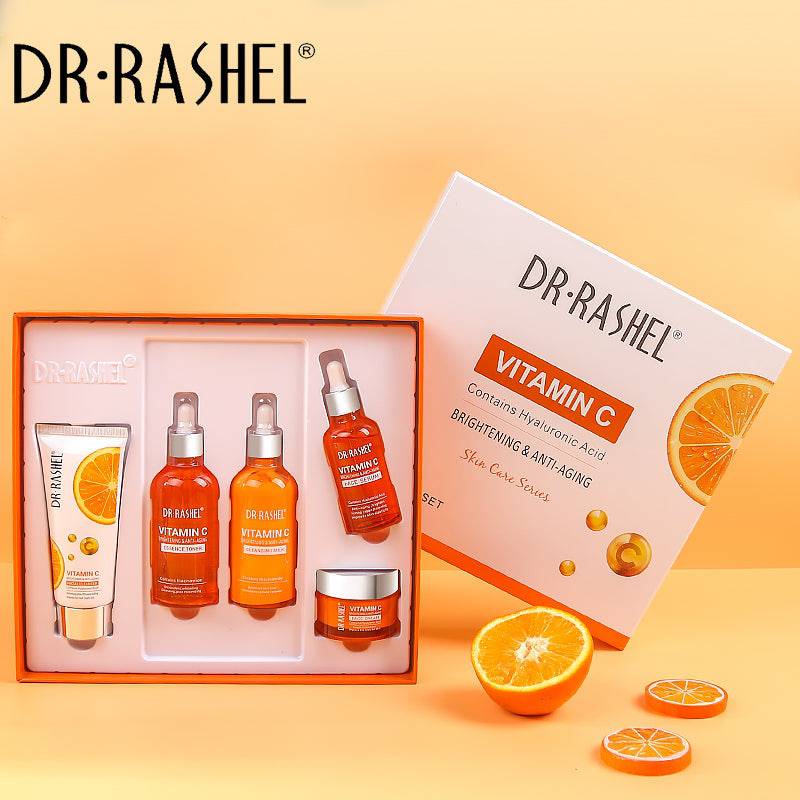 Dr Rashel Vitamin C Brightening & Anti Aging 5 Piece Kit Set - My Store