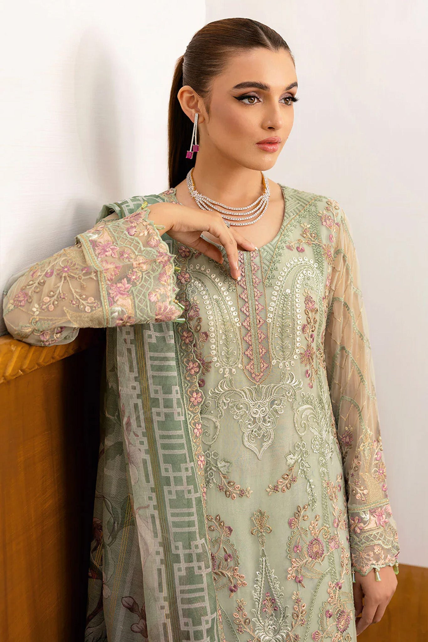 Chevron by Ramsha Unstitched 3 Piece Formals Vol-10 Collection'2025-A-1003