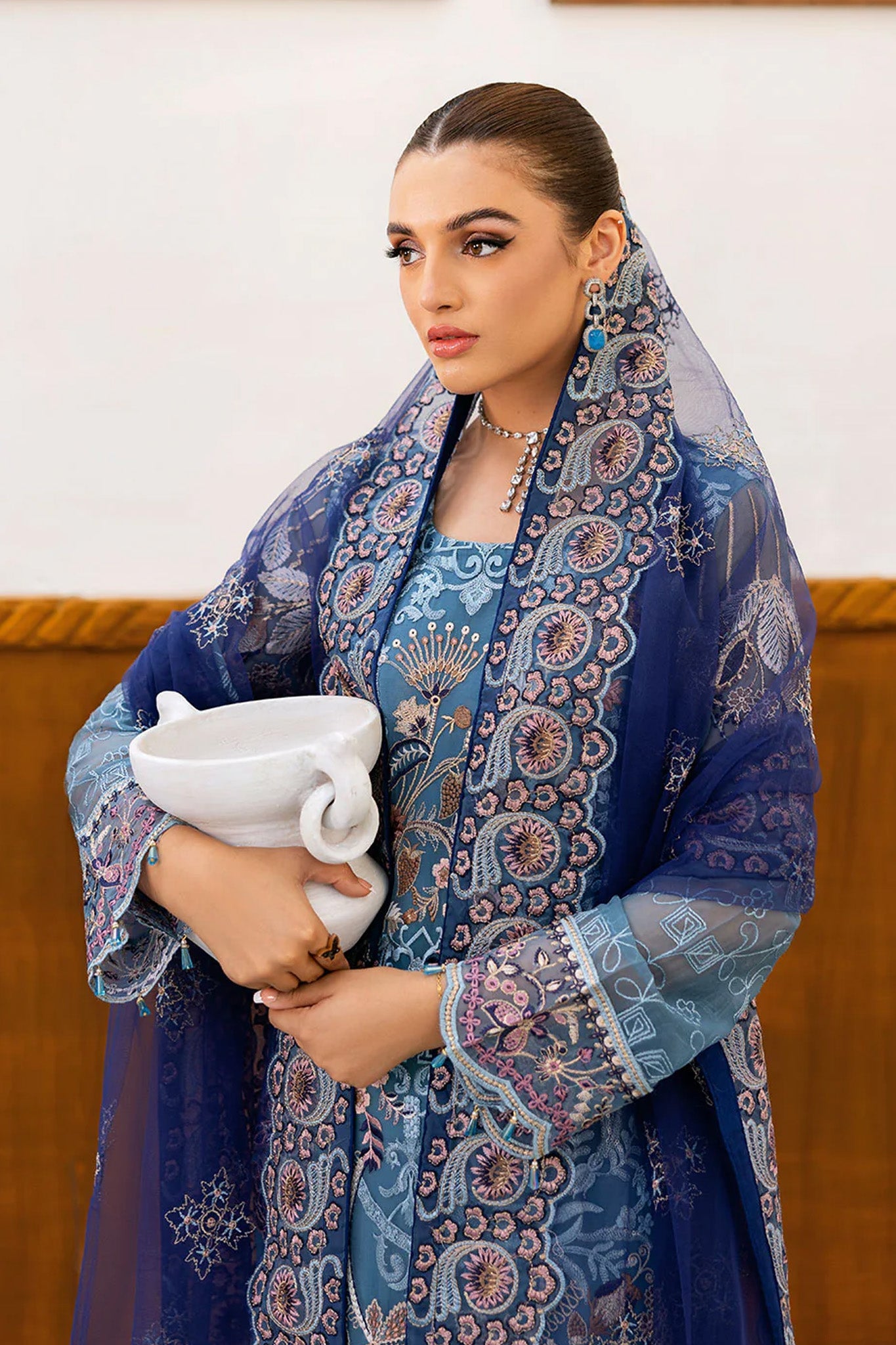 Chevron by Ramsha Unstitched 3 Piece Formals Vol-10 Collection'2025-A-1006