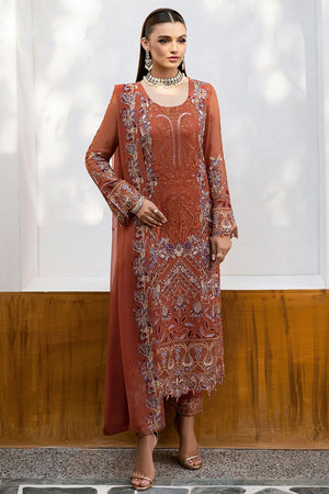 Chevron by Ramsha Unstitched 3 Piece Formals Vol-10 Collection'2025-A-1007