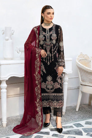 Chevron by Ramsha Unstitched 3 Piece Formals Vol-10 Collection'2025-A-1008