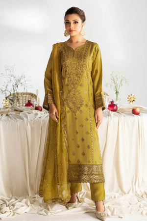 Aangan by Ramsha Unstitched 3 Piece Luxury Raw Silk Vol-01 Collection'2025-AA-102