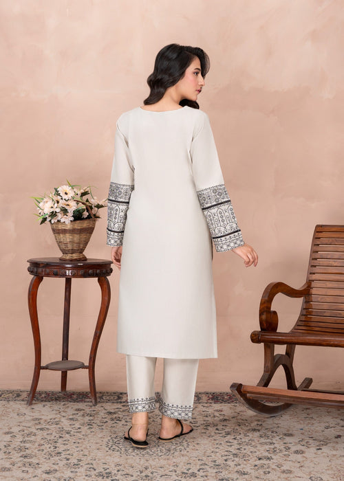 Abeera Stitched 2 Piece Emb Cotton Collection'2025-AB-043-Sepe