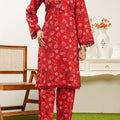 Aizal Stitched 2 Piece Co Ords Prints Collection'2025-A-C-663-RED