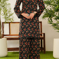 Aizal Stitched 2 Piece Co Ords Prints Collection'2025-A-C-668-BLACK