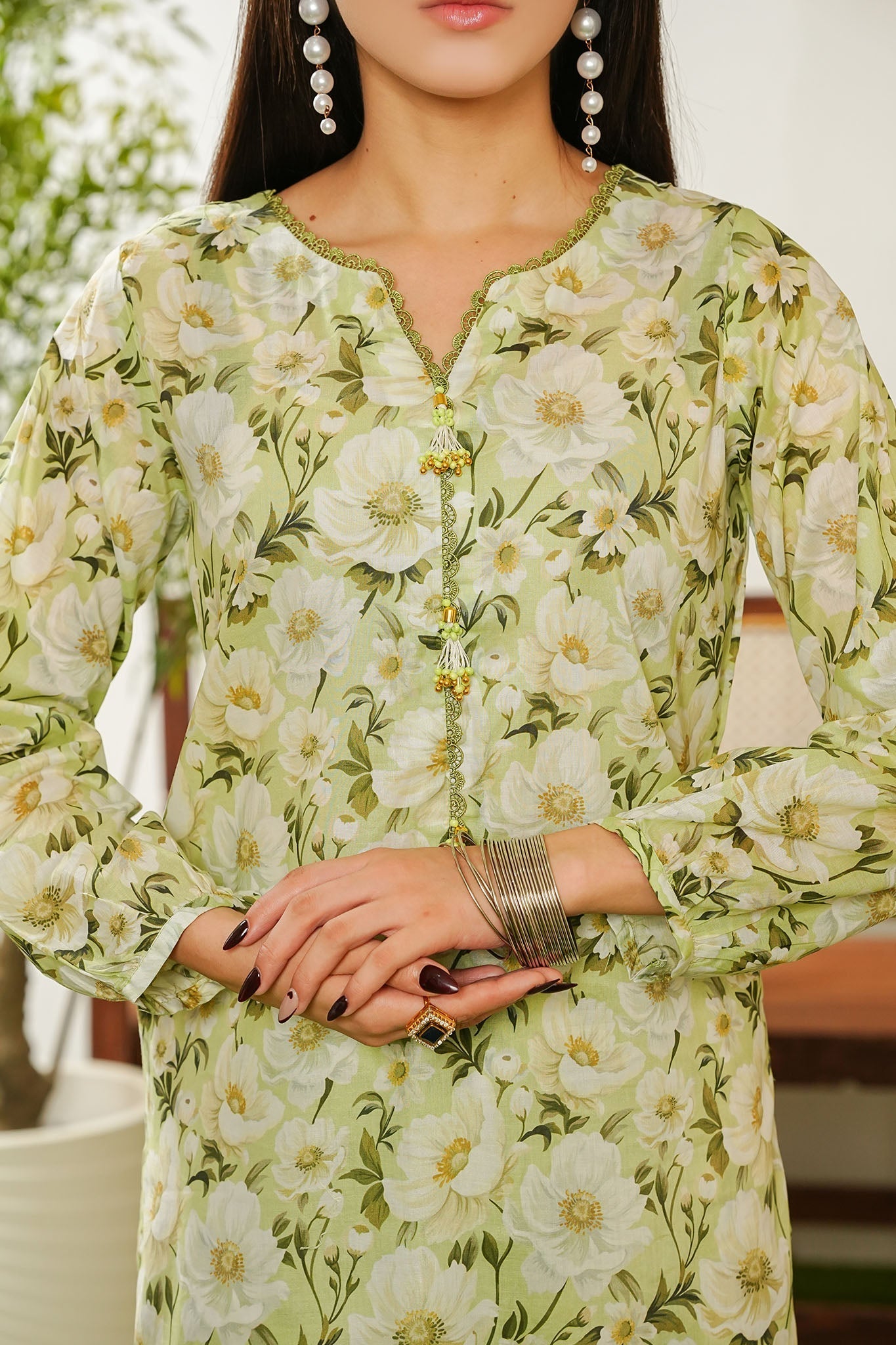 Aizal Stitched 2 Piece Co Ords Prints Collection'2025-A-C-672-PISTA