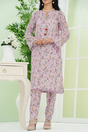 Aizal Stitched 2 Piece Co Ords Prints 2 Collection'2025-AC2-664-Lilac