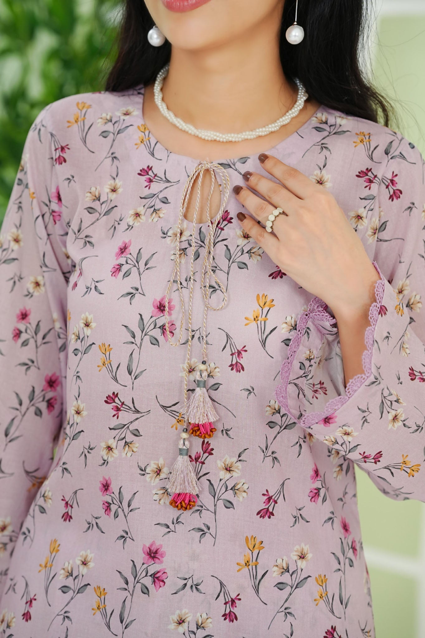 Aizal Stitched 2 Piece Co Ords Prints 2 Collection'2025-AC2-664-Lilac