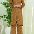 Aizal Stitched 2 Piece Co Ords Prints 2 Collection'2025-AC2-671-Mustard